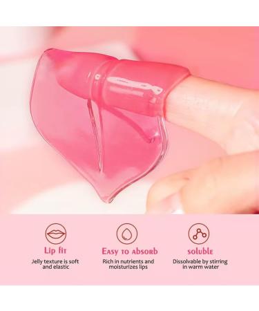 Pink Collagen Lip Mask Moisturizing Hydrogel Patch Single Use - Buy Online on GoSupps.com
