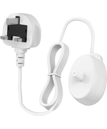 AREVERA Electric Toothbrush Charger for O-ra-b Portable 3 Pin UK Plug Travel Apply to O-ra-b Genius 8500/9900 Pro/Genius/Smart Series Waterproof Base Inductive Model 3757