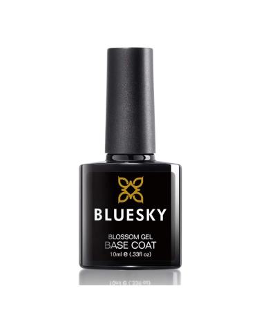 Bluesky Gel Nail Polish Blossom Base Coat Clear 10ml Floral Nail Art Gel (Requires Curing Under UV LED Lamp) Base Coat Clear