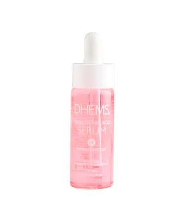 Dhems Hyaluronic Acid Serum for Face with Bamboo and Oat for Reduce Wrinkles Hydration Firmmess and Elasticity with Vitamin B3 & B5 for All Skin Types 1.01 Ounces
