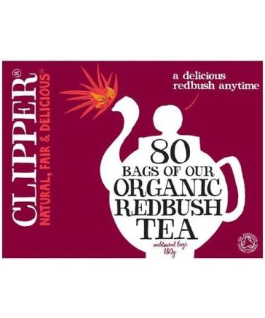 Clipper Organic Redbush Infusion Tea Bags - Caramel Flavor | 80 Count Bundle Pack - Buy Online on GoSupps.com