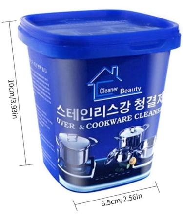 Cookware Cleaning Paste Cookware Rust Removal Paste Kitchen Stainless Steel Cleaner Decontamination Paste for Cleaning The Bottom of The Pot Shakven - Buy Online on GoSupps.com