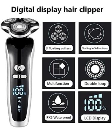 Buy Professional 4D Electric Head Shaver for Bald Men - Rechargeable USB Hair Clipper & Trimmer - Buy Online on GoSupps.com