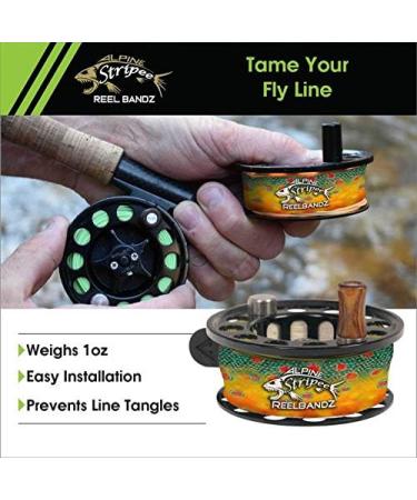 Alpine Innovations Stripee ReelBandz 3 Pack | Prevent Line Tangles | Regular & Large Sizes | Ideal for Various Reel Diameters - Buy Online on GoSupps.com