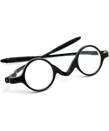 KDOQ Black Round Blue Light Filter Glasses - HD Anti Blue Light & Eye Strain Relief - Buy Online on GoSupps.com