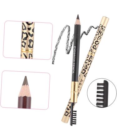 SOESFOUFU 2pcs Long Lasting Eyebrow Pencils Eyebrow Pencil Brush Double Head Eyebrow Pencil Makeup Eyebrow Pencils 1 count (Pack of 1) Brown - Buy Online on GoSupps.com
