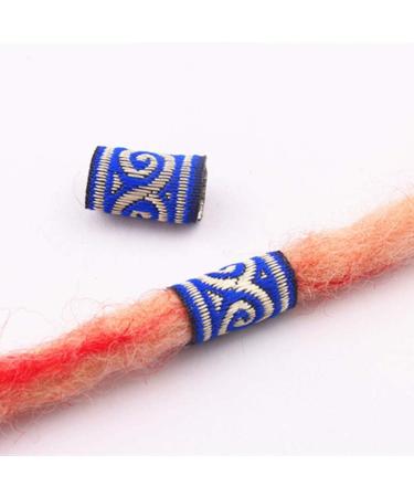 Beaupretty African Beads 12pcs Colorful Dreadlocks Beads Braiding Hair Cuffs Decorative Dread Rings Cloth Dread Hair Cuffs Accessories for Woman Man Hair Styling Accessories - Buy Online on GoSupps.com