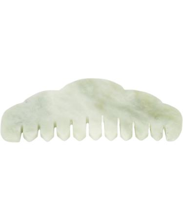 Ververt Touch Jadestone Head Therapy Massager - Scalp Massager for Bald Resistance Gua Sha Comb & Natural Skin Care Tool - Buy Online on GoSupps.com