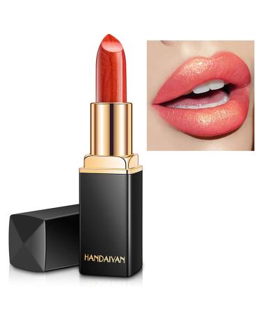 Metallic glitter glitter lipstick highly effective lip paint with moisturizing creamy formula luxurious waterproof long-lasting non-adhesive lipstick 2 #2
