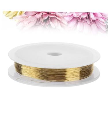 Healeved 3pcs Copper Wire Bead Stringing Wire Metal Material Metal Beading Wire Hand Decor Diy Jewelry Beading Wire for Jewelry Metal Bracelet Wire Flexible Beading Wire General Crafts Nail Goldenx3pcs mediumx3pcs - Buy Online on GoSupps.com