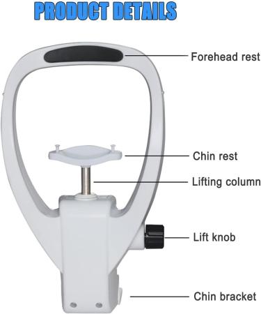 DPLXFPP Optometrie-Hebe Chin Holder | Adjustable Chin Support for Optical Instruments | Durable Stainless Steel | Perfect for Optics Shops - Buy Online on GoSupps.com