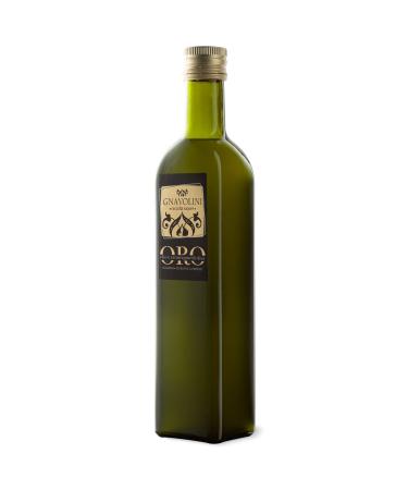 Gnavolini Raccolta Sapore Extra Virgin Italian Olive Oil | 750ml Bottle | Cold Extracted Evo Cooking Oil (500ml)