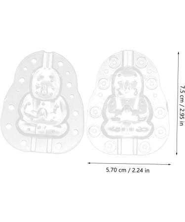 Sosoport 20 Pcs Fruit Mold Fruit Planting Mold Adorable Forming Mold Clear Fruit Buddha Shaped Cake Mold Garden Fruit Mould Growth Clear Mold Fruits Mold 3D Gourd Little Buddha Plastic 7.5X5.7cmx5pcs As Shownx5pcs - Buy Online on GoSupps.com
