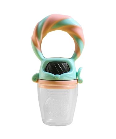 Jingling Fruit Pacifier Feeder - Safe Silicone Teething Tool for Babies | Soft Vegetable & Fruit Food Feeder - Buy Online on GoSupps.com