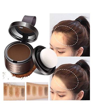 Hairline Powder Shadow - Instant Root Cover Up & Thickness - Waterproof Hair Dye Touch Up (Brown) - 4g - Buy Online on GoSupps.com