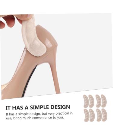 FRCOLOR Non-Slip Shoe Sole Grip Pads 4 Pairs Fasciitis Stickers for Girls Exercise Soccer Soft Insole Pads & Flannel Heel Lining (8.3x2.8cm - Buy Online on GoSupps.com