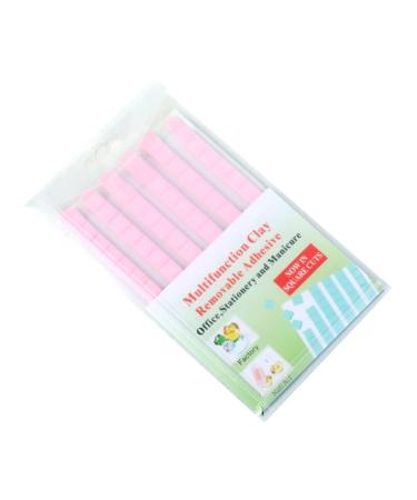 Reusable Adhesive Poster Putty For Nail Practice Stand Multifunction Tacky Putty For Pictures Poster Art Photography Adhesive Poster Putty Sticky Multipurpose Mounting Putty pink