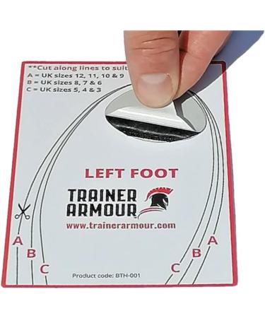 Trainer Armour Big Toe Hole Preventer Patches with Applicator - Shoe Burst Prevention Repair Patch for Running Shoes and Sneakers - Buy Online on GoSupps.com