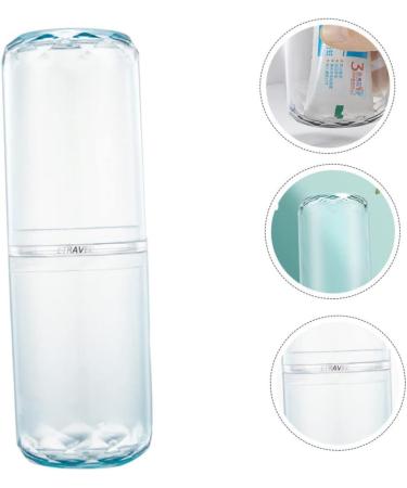 Beavorty Travel Toothpaste Holder & Toothbrush Storage Case - Blue Washing Cup 20.8x6.8cm for Outdoor Use - Buy Online on GoSupps.com