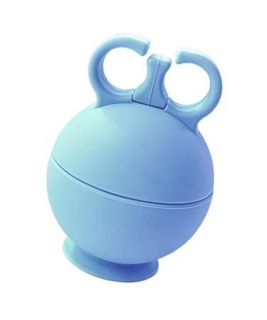 Face ice shape face ice shape-round iceball face scooter-face-ice-shape silicone brush cold and cool reusable for men summer face massage women blue