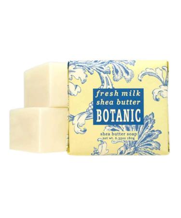 LIJA Greenwich Bay - 6oz Botanical Shea Butter - 3 Bar Soaps - Fresh Milk