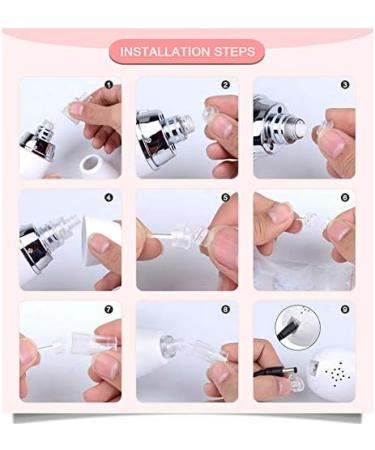 YAVOCOS Blackhead Vacuum Suction Remover - Mini Diamond Dermabrasion Skin Peeling Beauty Device - Buy Online on GoSupps.com