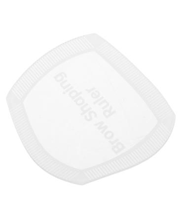 Mikinona R gle Sourcils R utilisable en Plastique Gabarit de Mise Pr cis pour Maquillage Outil de Stylisme Compact et Portable pour Sourcils Sym triques et Dessin Rapide Adapt