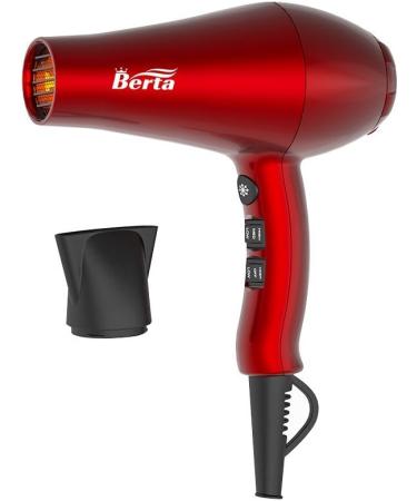 Buy BERTA Professional Hair Dryer 1875W - Tourmaline Ceramic Ionic Technology 4 Attachments - Fast International Shipping - Buy Online on GoSupps.com