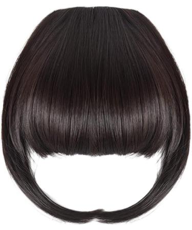 Bangs Hair Clip Synthetic Clip in Hair Bangs Extension French Bang Hairpiece Clip in Thick Natural Full Front Neat Bangs with Temple for Women Girls Bangs Clip in Hair (Color : 0014 Size : 15cm) 15cm 0014 - Buy Online on GoSupps.com