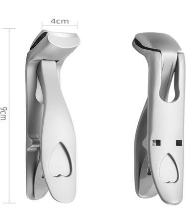 Nail clipper Nail Clippers for Thick Toenails Nail Clippers for Women Large Angled Head Toenail Clippers with Wide Opening Ergonomic Angled Head Senior Toenail Clipper Carbon Black Suit - Buy Online on GoSupps.com