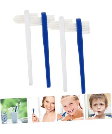 Minkissy 12 STK Double-Headed Toothbrush - Interdental & Denture Care Brush for Prothesis Cleaning | International Shipping Available - Buy Online on GoSupps.com