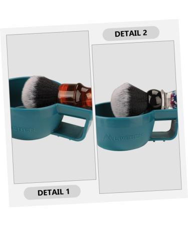 Hapinary Razen Foam Shell Farmhouse Shaving Cup | Rustic Shaving Mug for Men - Perfect for Shaving Soap & Foam - Buy Online on GoSupps.com