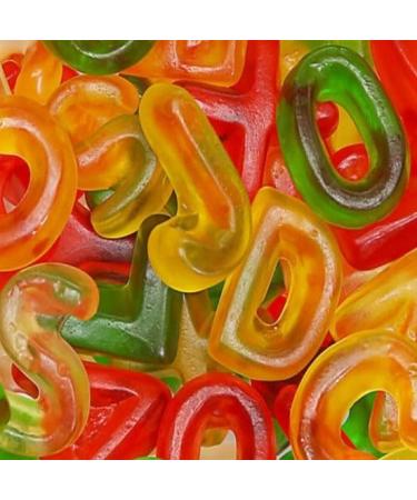 Gummy Alphabet Letters 1kg bag