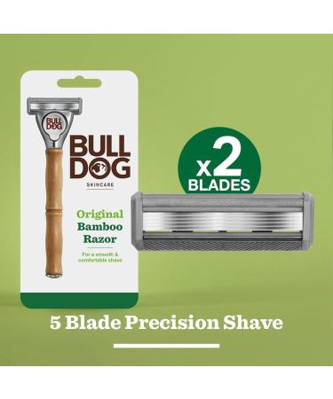 Bulldog Skincare Original Bamboo Razor - Premium Sustainable Grooming Tool - Buy Online on GoSupps.com
