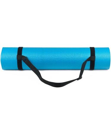 Black Yoga Mat Velcro Carry Strap | Convenient Mat Transport - Buy Online on GoSupps.com
