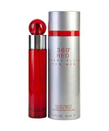 Perry Ellis 360 Red By Perry Ellis For Men. Eau De Toilette Spray 1.7 Ounces - Buy Online on GoSupps.com