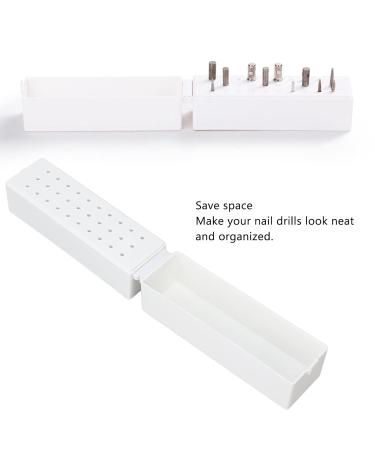 Nail Drill Organizer Box - Dustproof ABS Holder & Manicure Tool Stand for Salons | Shop Quality Nail Display Organizers - Buy Online on GoSupps.com