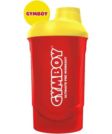 Buy GYMBOY GYMBUNDLE | Ultimate Pre Workout Power Peach Edition 392g + Pro Shaker Red | Boost Your Workout Energy - Buy Online on GoSupps.com