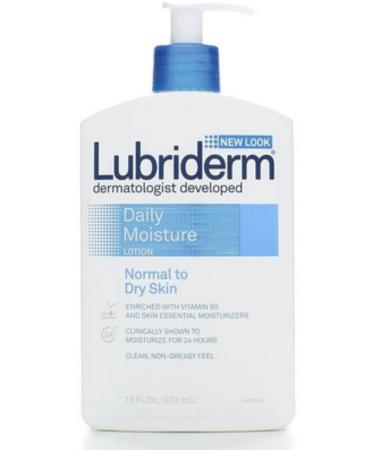 Lubriderm Daily Moisture Lotion 16 oz (5 Pack)