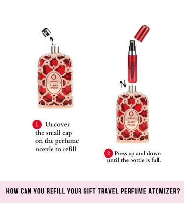 Women's Bundle Orientic Amber Rouge 2.7oz & Lattafa Yara for Women 3.4oz & 2 Empty Travel Perfume Atomizer Gift - Spicy Woody Sweet-Long Lasting for Women - Buy Online on GoSupps.com