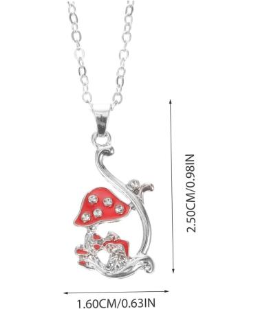Yardenfun Frog Necklace Choker Necklaces for Women Princess Pendant Chocker Necklace for Women Mushroom Amulet - Buy Online on GoSupps.com