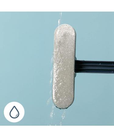 Kliplinc Glass Wipe Rip Free Windows Net Professional Household Cleaning Tool Scratching Double-Sided Brush A - Buy Online on GoSupps.com
