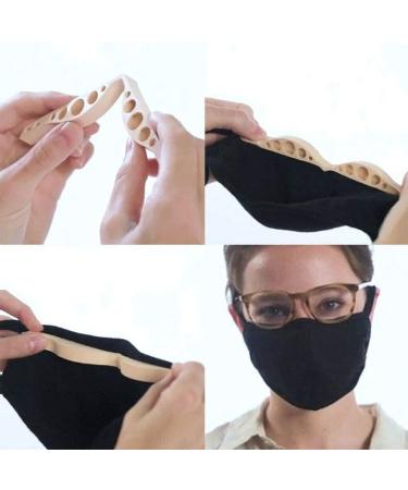 Boqqu 5-Piece Fog-Free Mask Accessories | Silicone Anti-Fog Nose Bridge Pads for Glasses | Prevents Fogging & Fits Comfortably - Buy Online on GoSupps.com