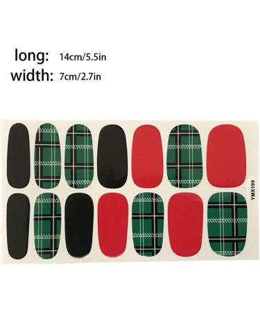 dijiusidy Nail Art Stickers Self-Adhesive Fingernail Decal with Strap Glue DIY Art Decor Full Cover Manicure Kits for Women Girls YMX199 - Buy Online on GoSupps.com