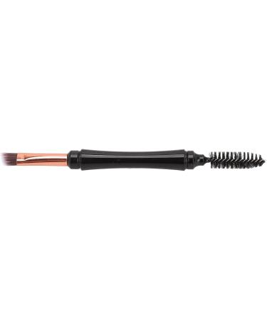Eyebrow Brush Double Ended Spiral Portable Multipurpose Exquisite Angled Brush with Cover for Beginners Eyebrow - Buy Online on GoSupps.com