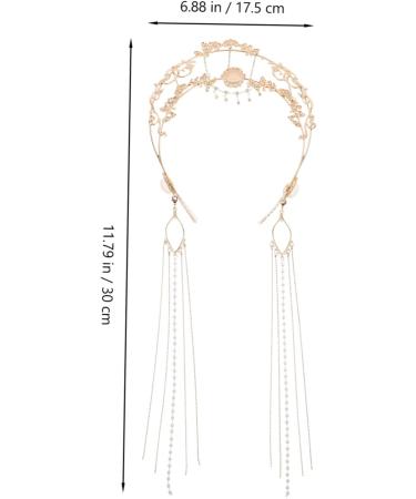 BESTYASH Crown Tassel Hair Accessory Hair Hoop Chinese Wedding Headband Chinese Wedding Hairband Chinese Wedding Hair Headpiece Head Decor Chinese Wedding Headpiece with Tassel Party Favors - Buy Online on GoSupps.com