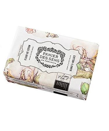 Panier des Sens The Authentic Shea Butter Soap Cotton Flower 7 Ounce