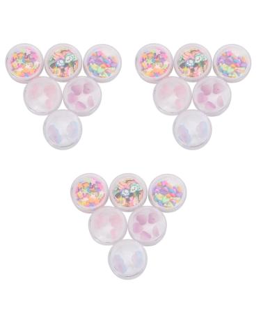 Housoutil 3 Sets Nail Stickers Nail Art Stickers Decor Nail Jewelry Gem Stickers Fruit Stickers Ceramic Slices Manicure Patches DIY Nail Art Accessories Nail Chips Heart 4X4X2cmx3pcs As Shown Bx3pcs