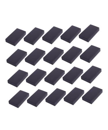 20pcs Travel Soap Case Package Case Kraft Soap Wedding Engagement Packing Box Mini Kraft Paper Box Size 3 Black