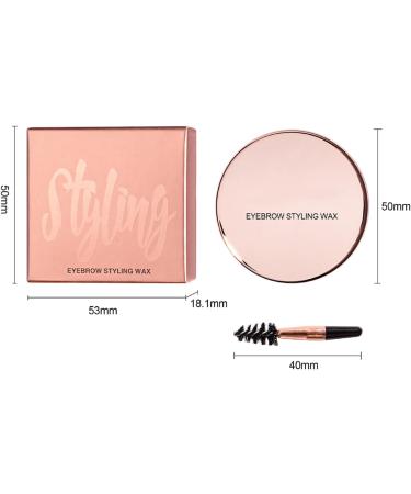 LXZJJM Eyebrow Wax Brow Shaping Wax for Brow Lamination Effect Clear Brow Gel Waterproof Eyebrow Styling Wax Brow Styling Wax for Feathered (Clear) - Buy Online on GoSupps.com
